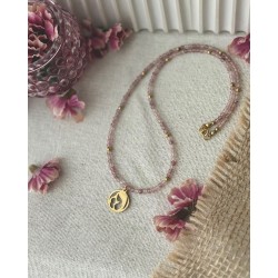 Naszyjnik Mama z kwarcu...